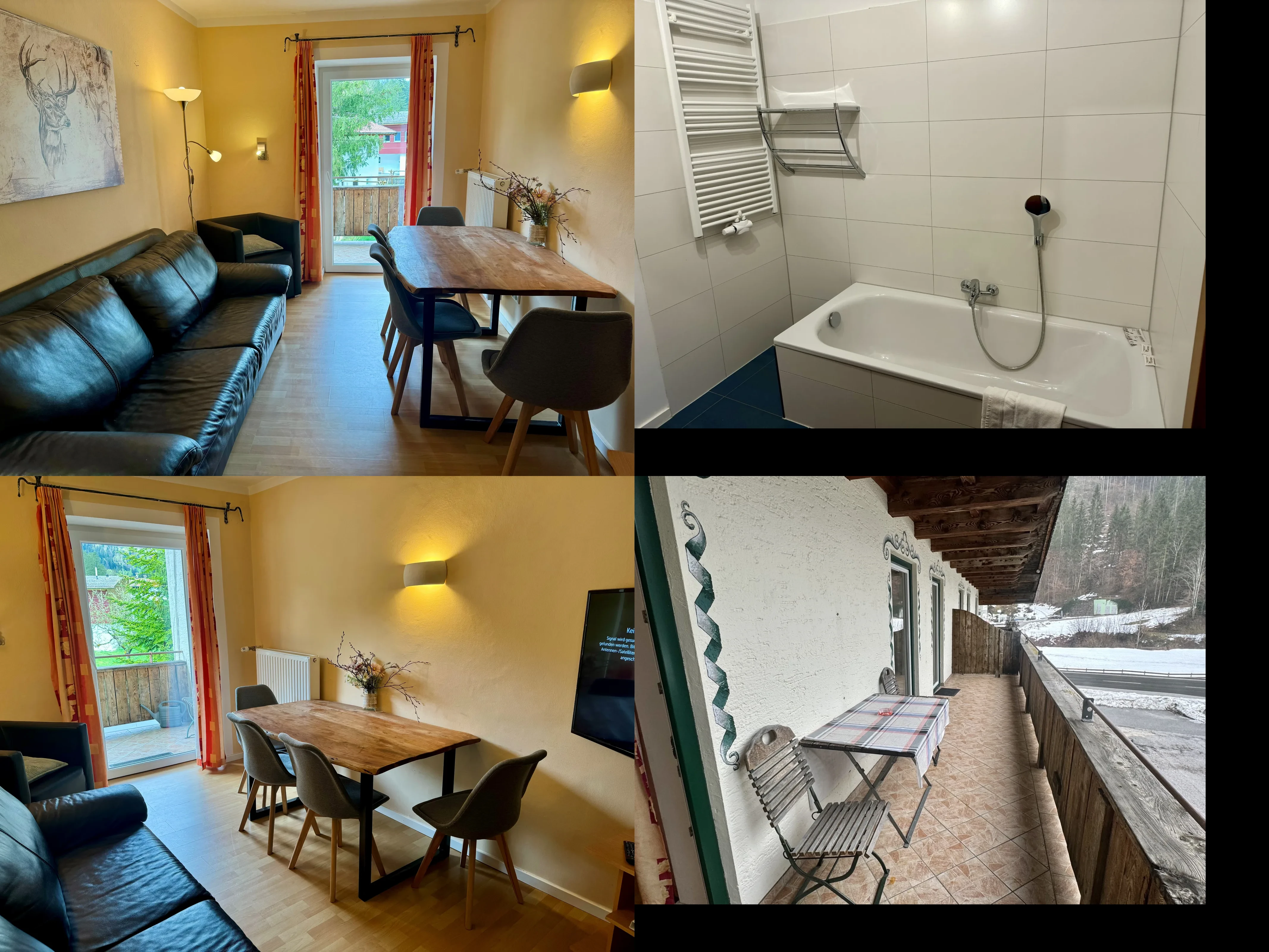 Collage der Unterkunft