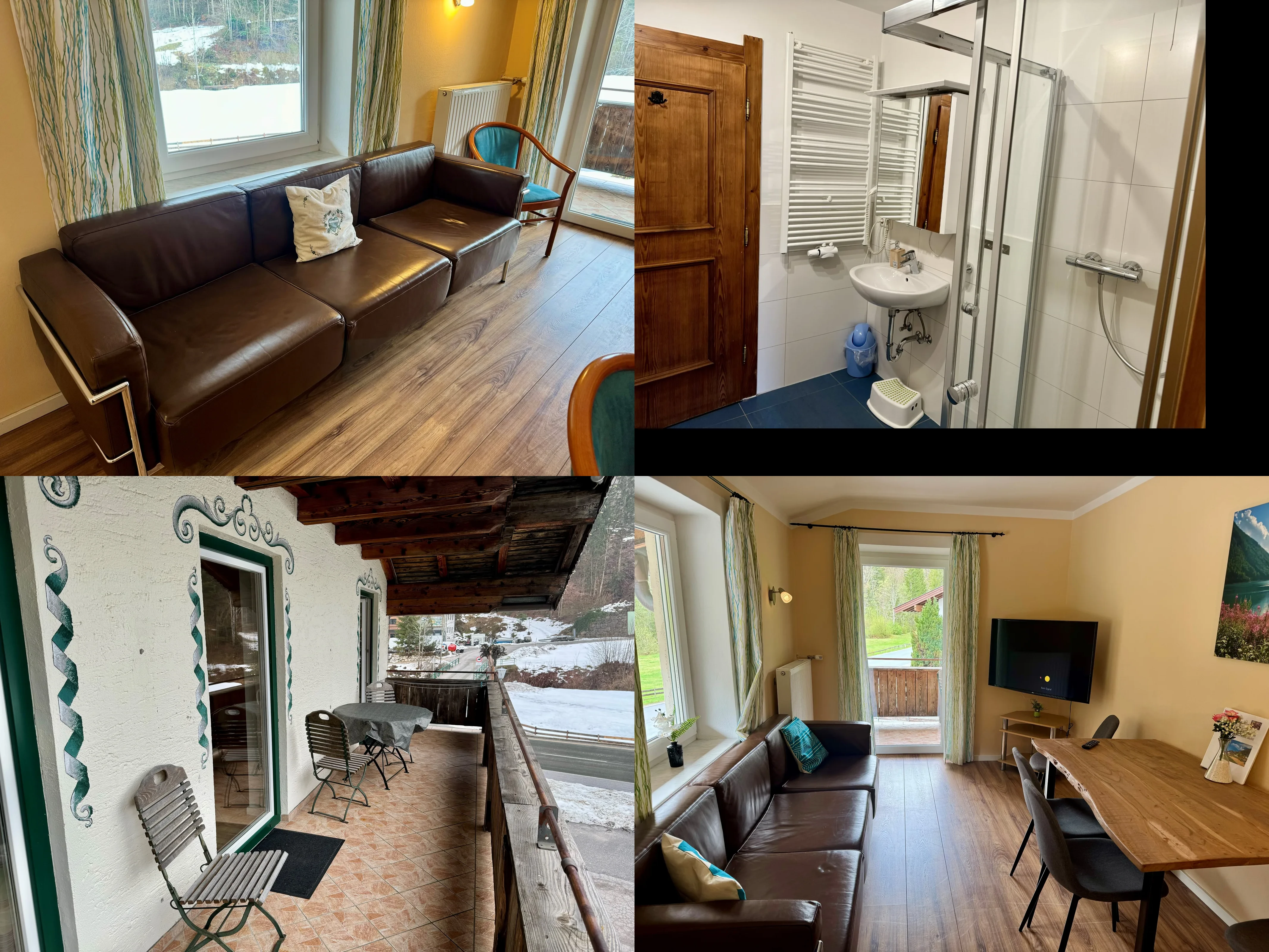 Collage der Unterkunft