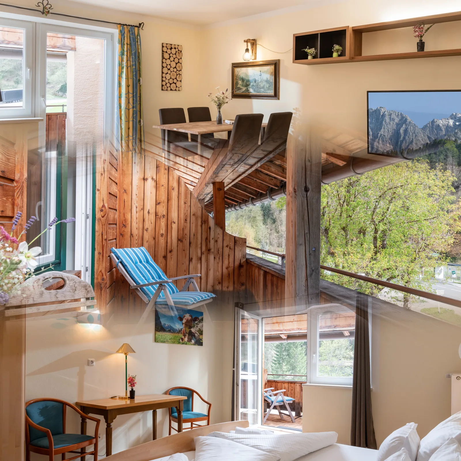 Collage der Unterkunft