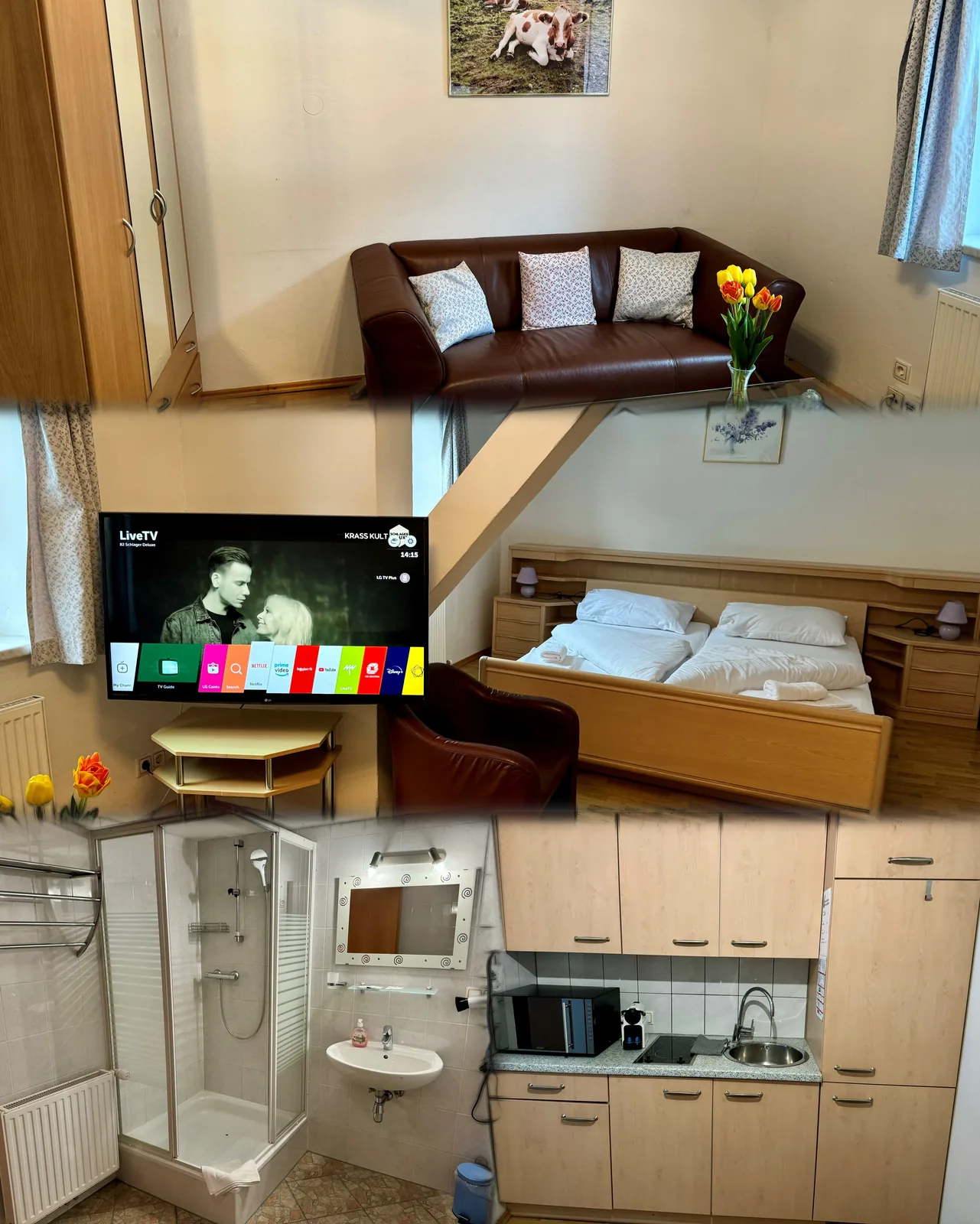 Collage der Unterkunft